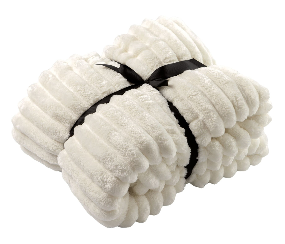 Dutch Decor Kuscheldecke 'Ricky' 150 x 200 cm Snow White - Weiß